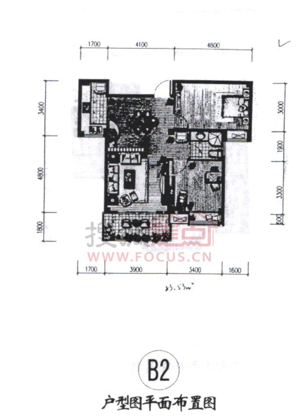 b2户型-明发城市广场-南京搜狐焦点业主论坛