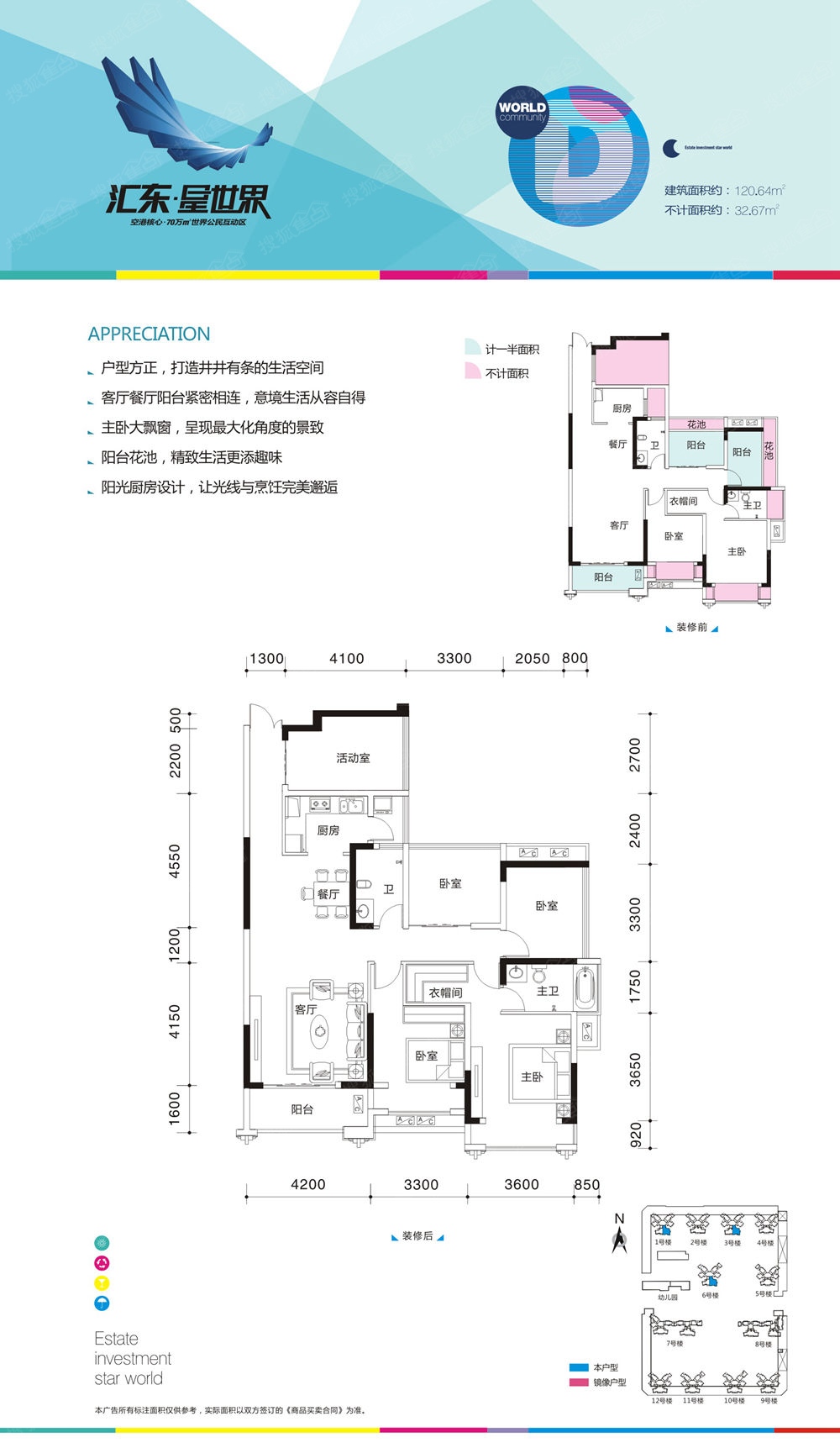 汇东星世界四居室d_汇东星世界户型图-南宁搜狐焦点网