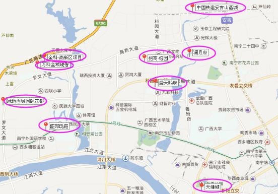 南宁西乡塘楼盘,大牌房企都来了,西乡塘楼市的春天是不是要来了?