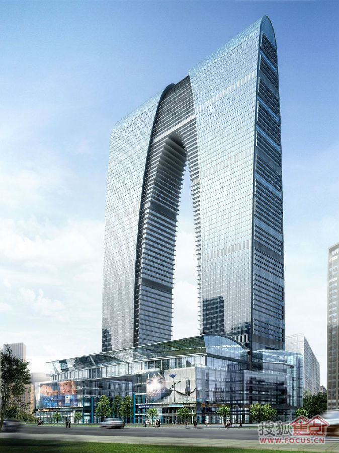 > 何必调侃"秋裤大楼"  被网民戏称为"秋裤大楼"的建筑苏州"东方之门"