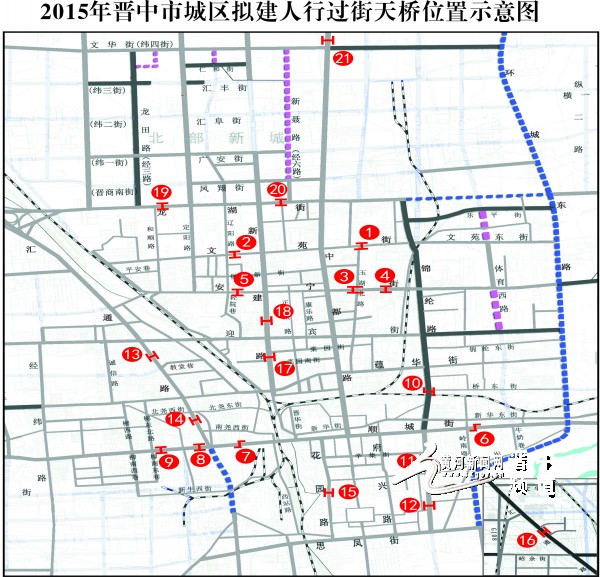 晋中市10条主街道将改造 打造家门前"高速路"