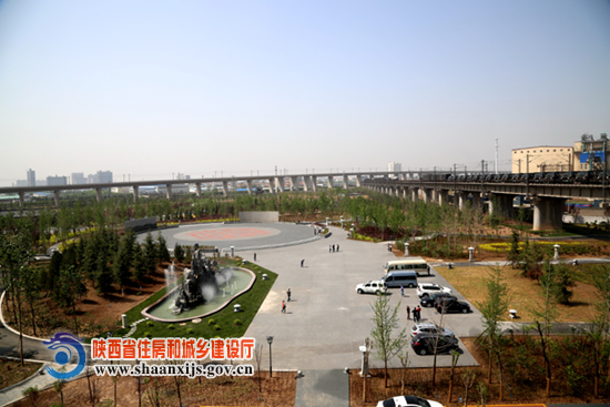 咸阳市丝路公园,以汉代丝绸之路文化为核心