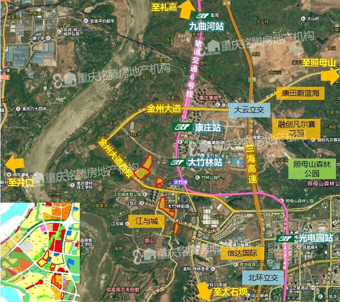 搜狐焦点讯 重庆市北部新区大竹林组团o标准分区o23-1,o23-5,o23-10