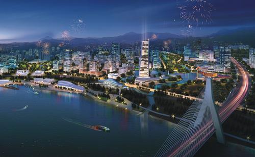 江津滨江新城成"双百"城市建设主战场