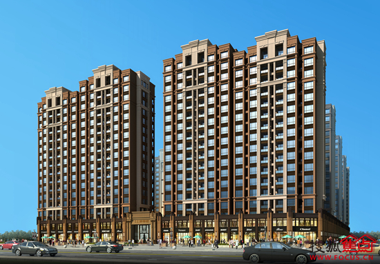 上东华府现代artdeco外立面建筑 全新效果图邀赏