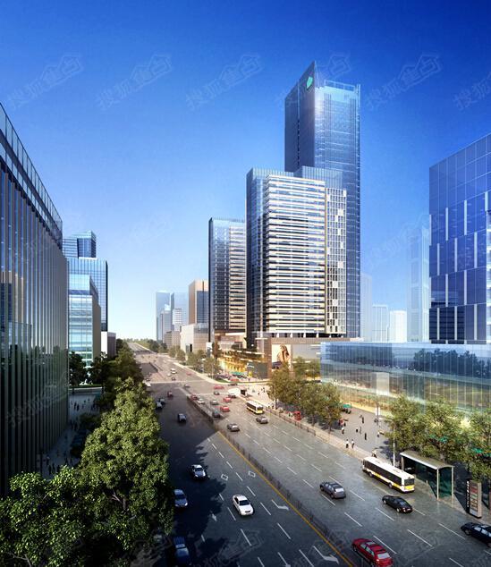 总建筑面积21万平方米的长沙绿地中心将由1栋200