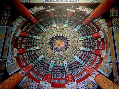 中国紫檀博物馆紫檀制天坛古建模型展珠海开展