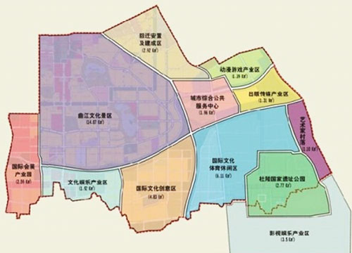 联接曲江一期,航天新城两大区域,正是属于曲江ccbd中央文化商务区核心