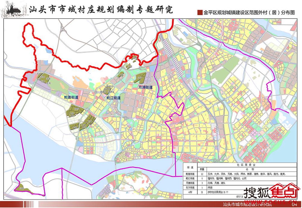 根据《汕头市城市总体规划(2002-2020,2013修改)》(报批稿)金平区