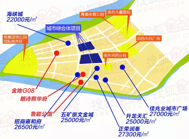 河西南太显摆:商业综合体扎堆 规划利好数不尽