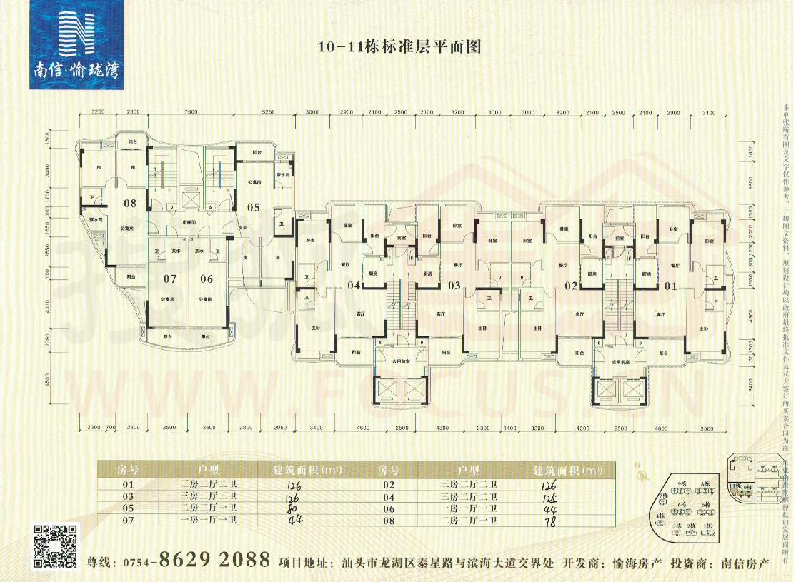 南信·愉珑湾130-260平户型图抢先看!-汕头搜狐焦点