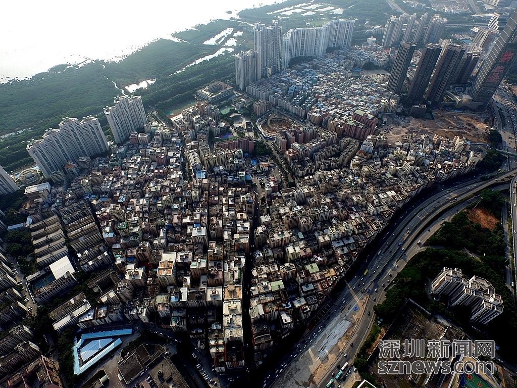 实拍改造前福田最大城中村 旧改释放住宅350万平