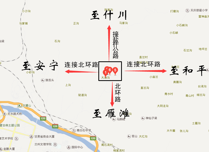 搜狐焦点网据兰州市项目评审中心获知,兰州北绕城东段高速公路盐场堡
