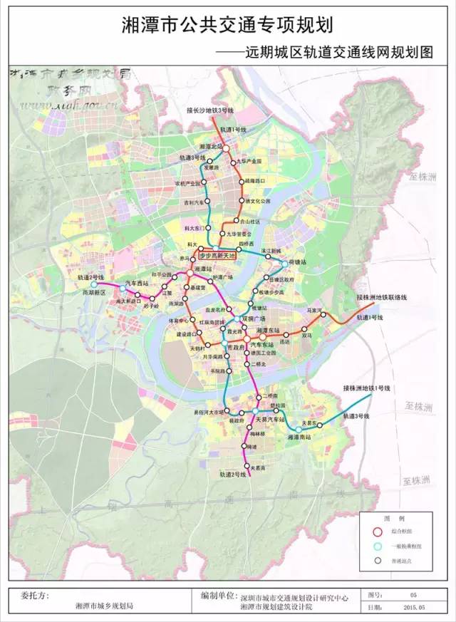 湘潭到长沙轻轨路线图