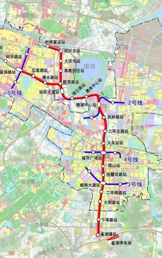 绍兴地铁1号线年底开建,大明路站靠近首创阳光里啊!