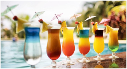 流光溢彩的鸡尾酒(效果图)