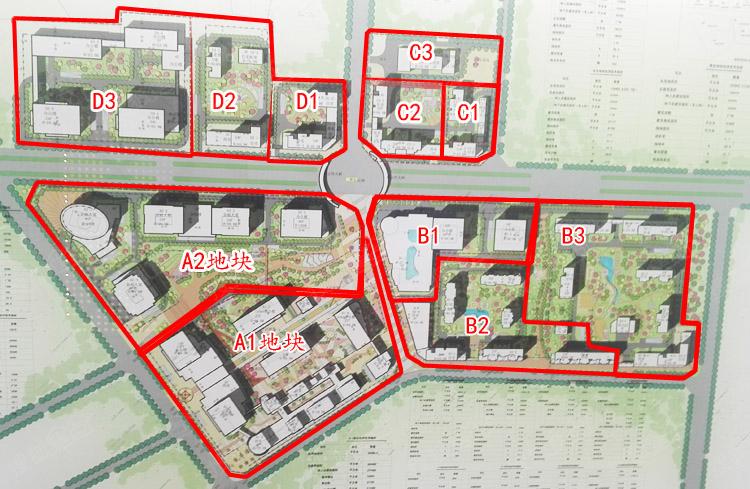 西固金融街地块规划图