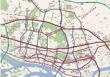 八纵八横 地铁 有轨电车 强大交通网激活黄埔楼市