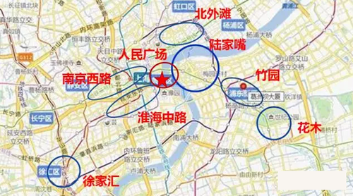 属城市核心区域人民广场商圈,不仅是上海传统城区的核心商圈,多重