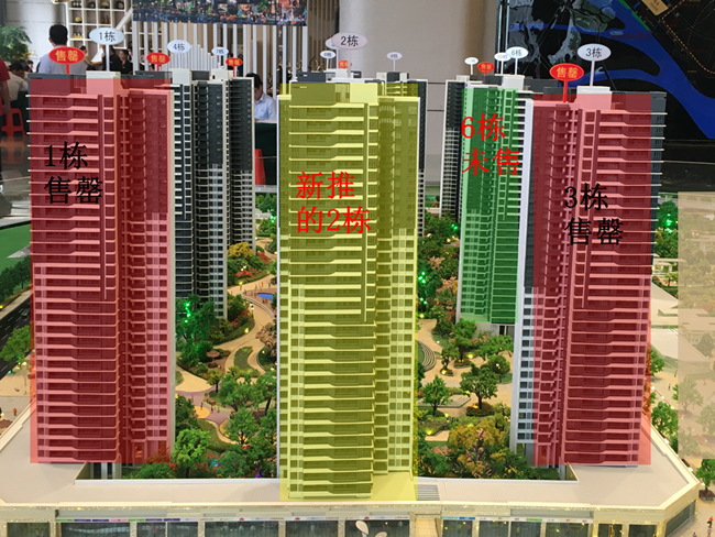 先来看看越秀滨海御城(咨询电话 400-898-5268)现在的沙盘图吧!