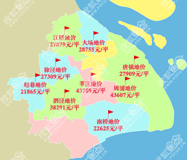 地价反超房价!你会买上海这三个地方的房子吗?