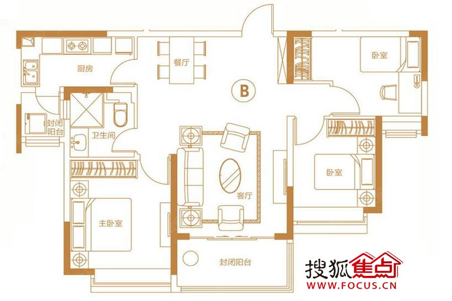 滏阳河畔 少量典藏 恒大绿洲 户型全解-恒大绿洲-衡水搜狐焦点业主