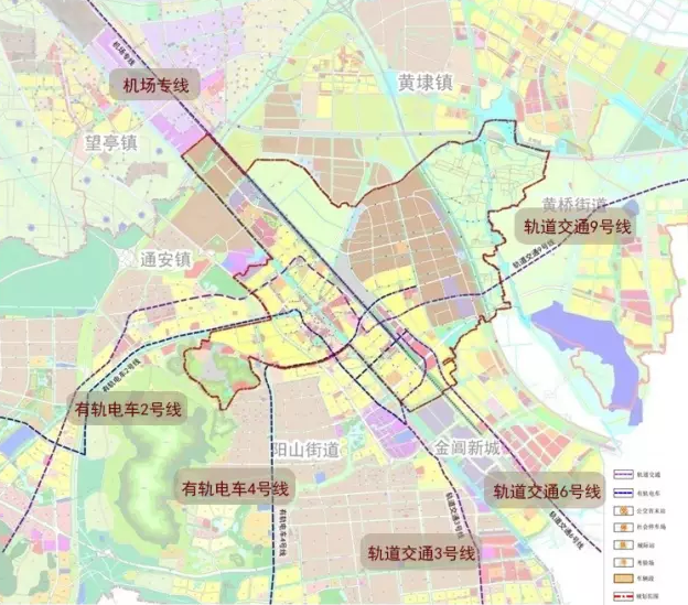 地铁3号线在建,远期规划6号,9号线也将经过城铁新城.