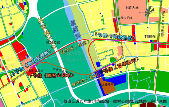 该线路北起顾村公园站,南至紫竹高新区站,沿线可换乘10条地铁线路