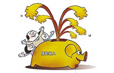 家庭收入分配图_最低收入家庭