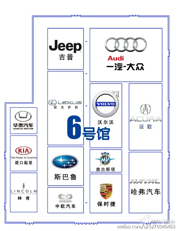 最新！长春汽博会场馆分布出炉