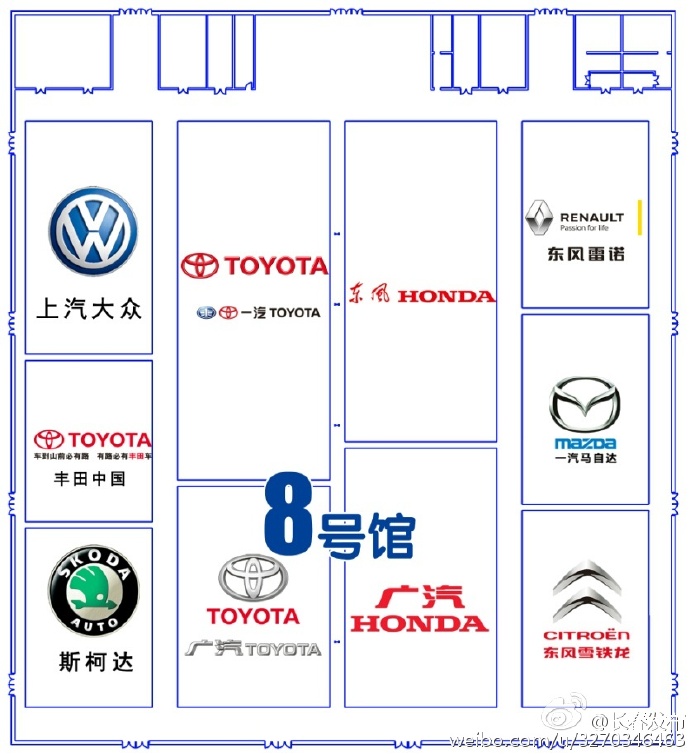 最新！长春汽博会场馆分布出炉