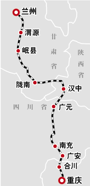 兰渝铁路项目的建设进度,一直是兰州和重庆市民及往来商人关注的城建