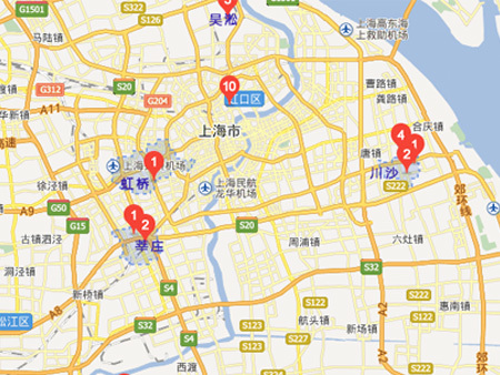 以下这些地段升值潜力最大 4个城市副中心:分别是虹桥,莘庄,川沙,吴淞