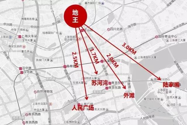 静安中兴地王与上海城市封面仅咫尺之遥!3公里对话世界!