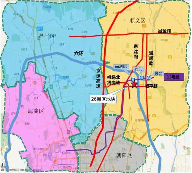 旭辉26街区位于顺义临空经济核心区南法信地铁站南300米.