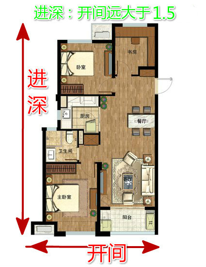 买房评户型4：怎样算户型方正？真的不简单