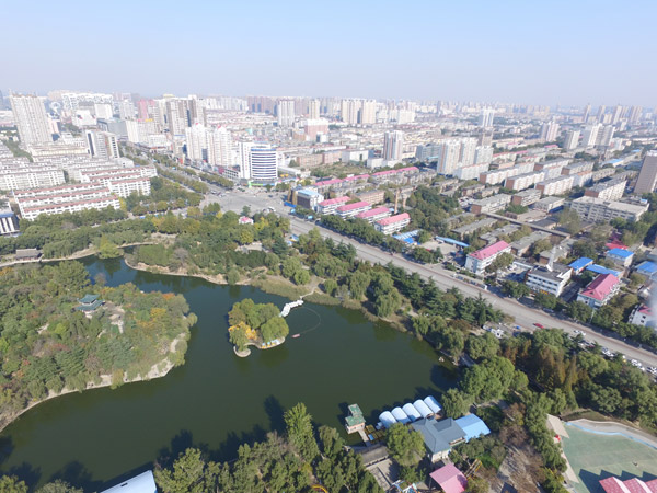 原来俯瞰竞秀公园是介个样子的!