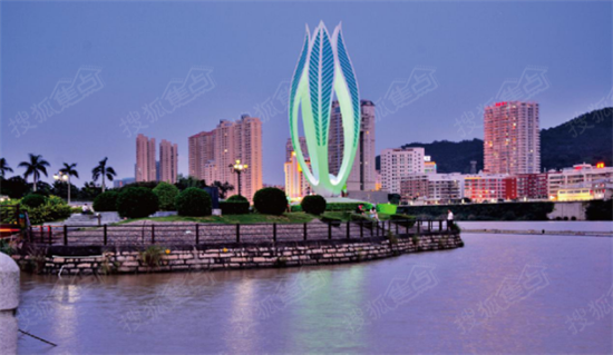 【南安市武荣公园夜景图】