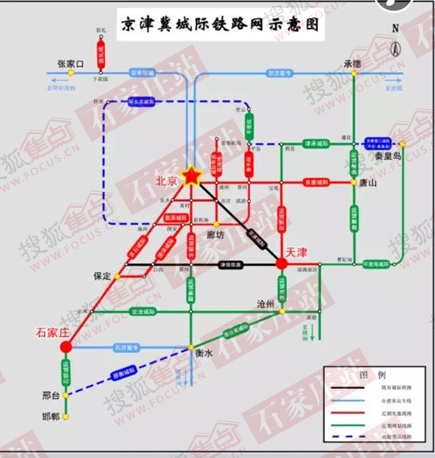 重磅!京津冀城际铁路网批规划 新建24条城际铁路