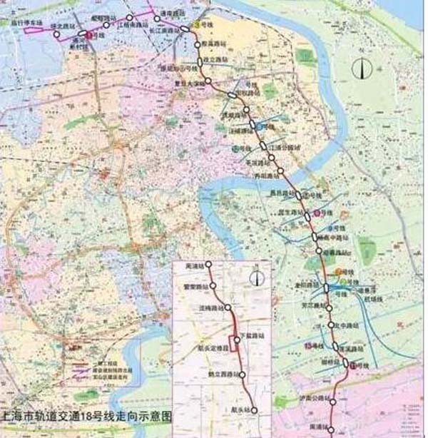 宝山建8条地铁"称霸"北上海 洼地盘也崛起