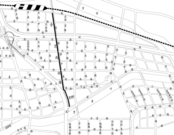 根据规划,金京西环道路(铁源路—滨河路)位于郑州市惠济区花园口镇,全