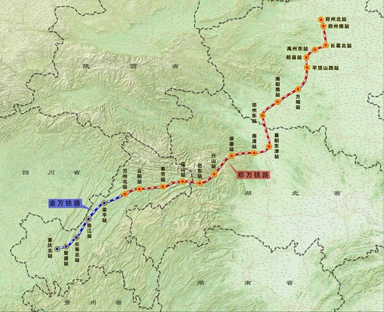 郑万铁路云阳段开建 重庆8小时到北京将成现实