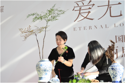 国际花艺大师苏丽思亲临现场教学