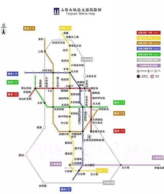 太原最新规划将启动地铁1/3号线 沿线盘汇总
