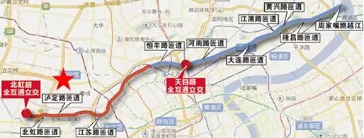 北横通道北虹路立交首个匝道贯通 荐受益盘