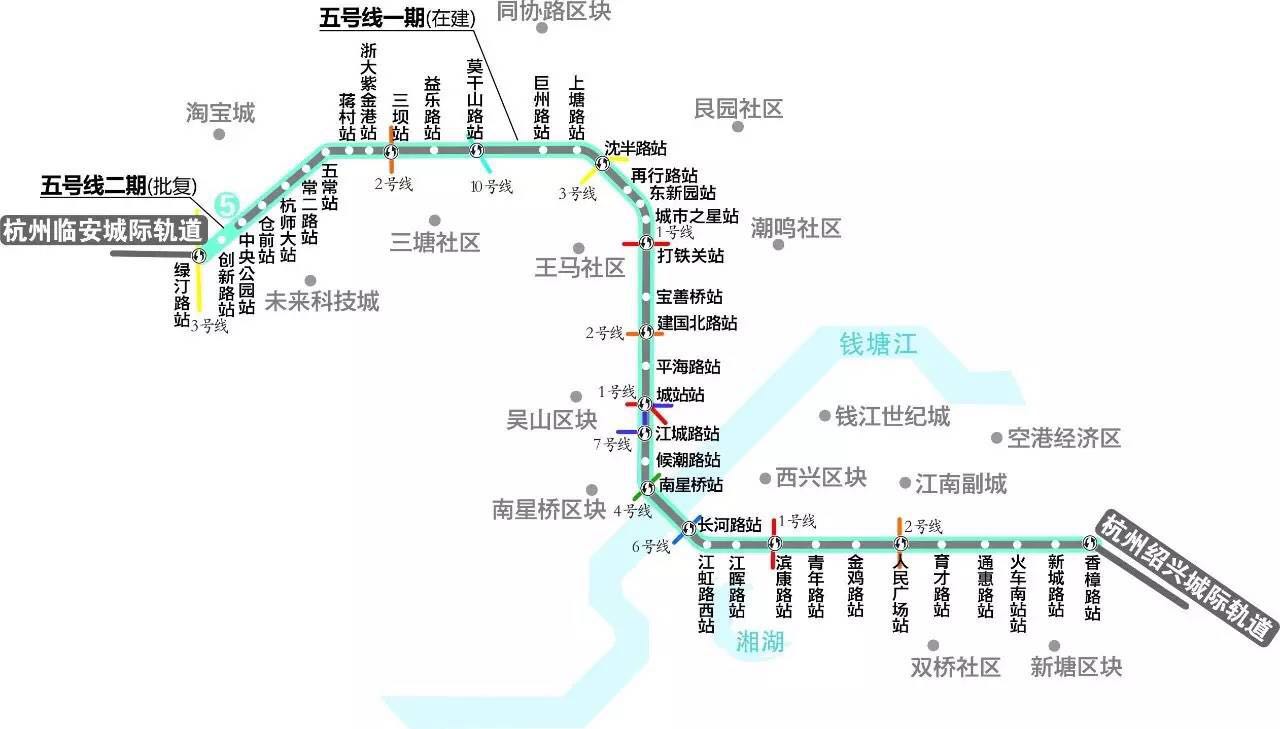 地铁3号线在拱墅区设有香积寺路,大关路站,沈半路站.