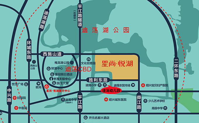 傲距迪荡cbd城市中心腹地,咫尺迪荡湖公园&梅龙湖公园,舒享一线湖滨