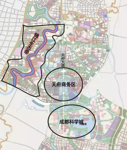 天府新区人口规划_天府新区成都片区规划图中轴天府大道,北起绕城高速,南与(2)
