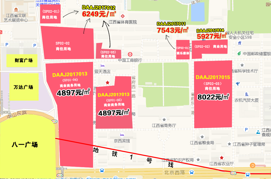 7月南昌755亩地进账35亿元多幅优质地块底价成交