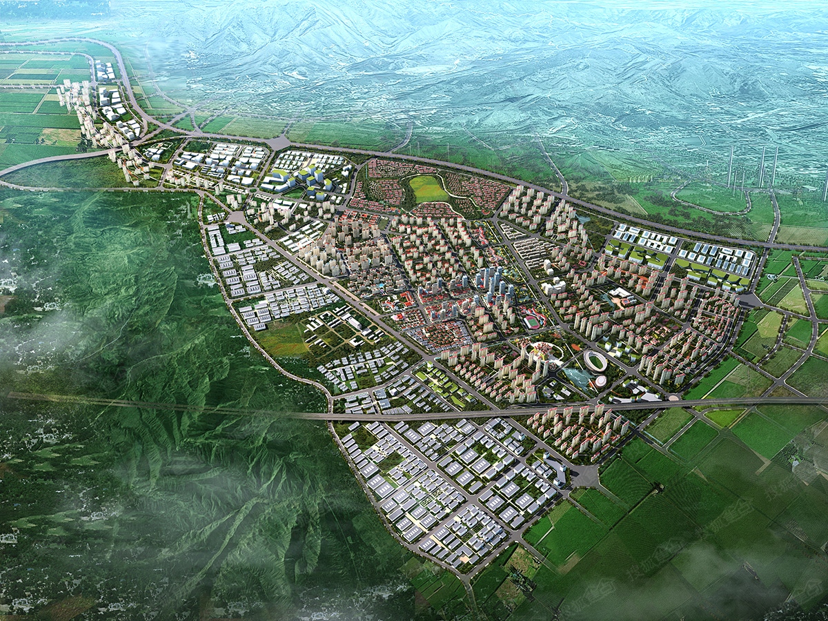 兰州大名城是兰州东部科技新城重点项目,项目占地20平方公里(30000亩)